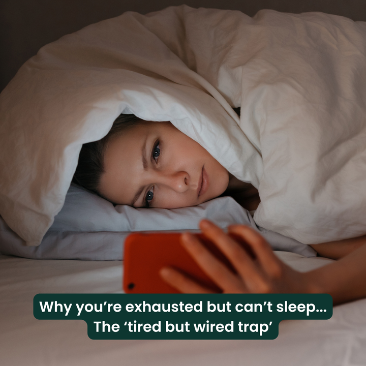 Why you’re exhausted but can’t sleep